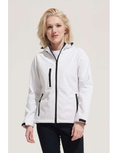 SOL-46802-Womens Hooded Softshell Jacket Replay